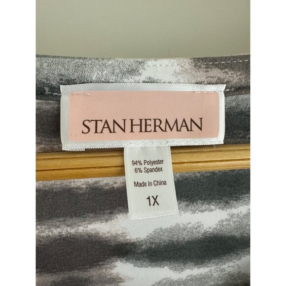 Tye-Dyed Soft Caftan Sleepshirt w/Pockets Nightgown - Picture 5 of 7